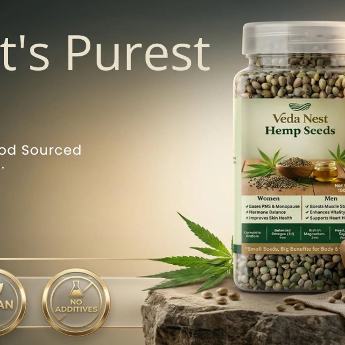 Aruna Farms — Food · Hemp Seeds A+
