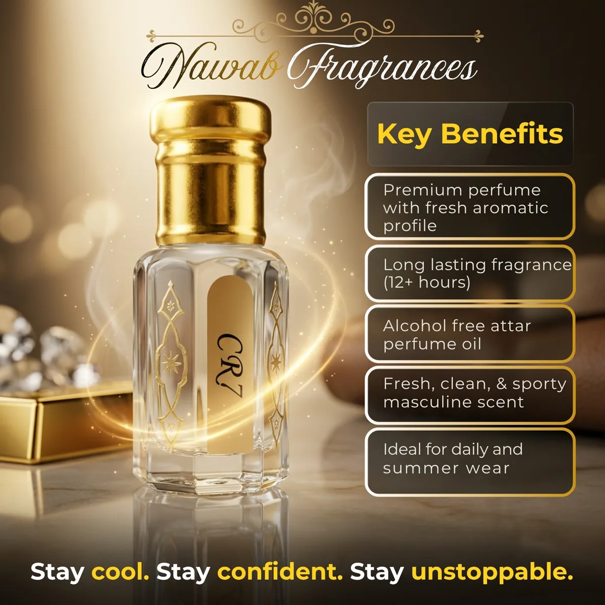 Nawab Fragrances — Fragrance · CR7 Attar